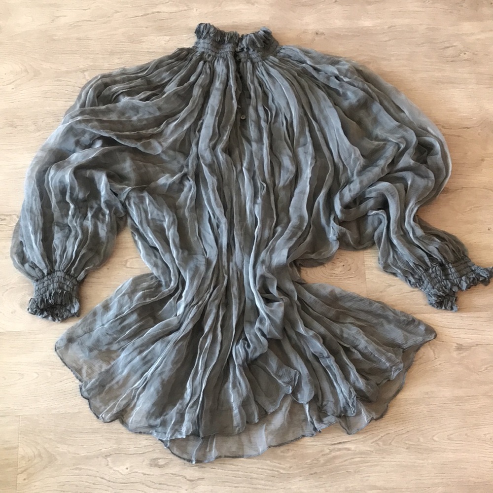 Alexander McQueen silk blouse
